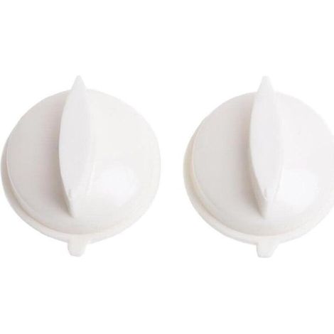 Manopole rotanti per microonde – Confezione da 2 in plastica resistente – Interruttore universale con ritaglio preciso per il circuito stampato