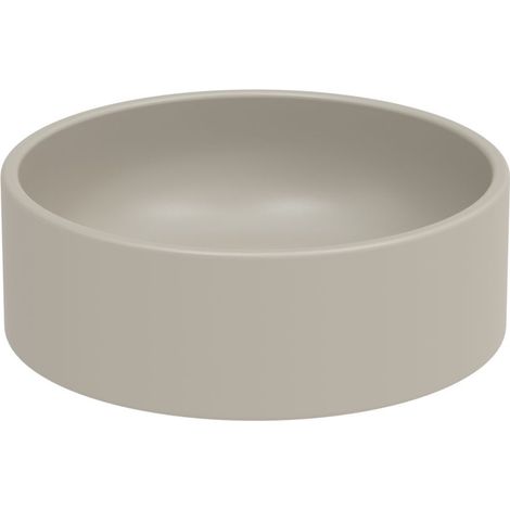 Lavabo sobre encimera BetteBalance, redondo, 425mm, acero titanio (1/5)