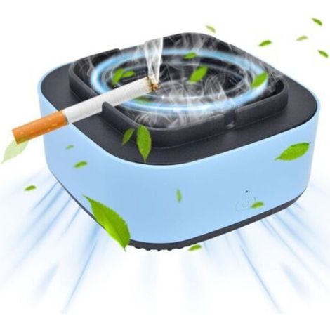 Cendrier Sans Fumée,Cendrier Purificateur, Aspiration Ionique Négative Enveloppante à 360 Degrés, Fonction de Minuterie d'arrêt Automatique, pour Maison (1/5)