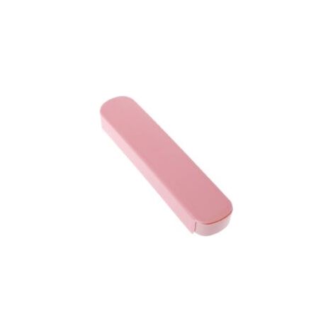 Boîtes rangement couverts - 1 pièce, Étui voyage papeterie baguettes/cuillère/fourchette 19,5x4,1x2,3cm - Rose nordique (1/5)