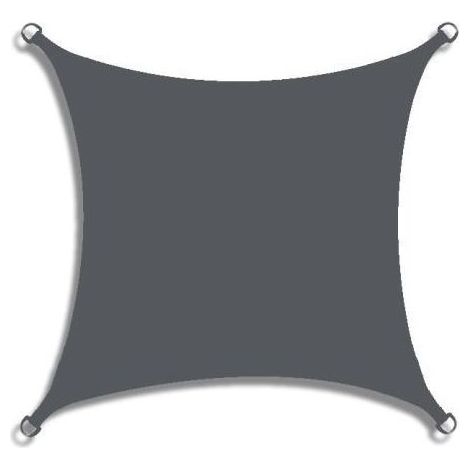 2 Voile d'ombrage rectangulaire, polyester Oxford, imperméable, protection UV 97%, anneau acier inoxydable, jardin terrasse (1/5)