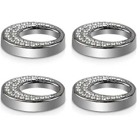 Pour GLS/GLA/GLK, cache-vis intérieur de poignée de porte, tige en cristal, autocollant de boulon, 4 pièces. (1/4)
