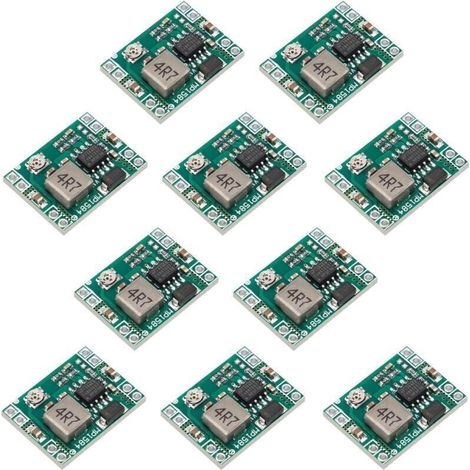 MP1584EN Lot de 10 mini modules convertisseur Step Down MP1584EN 4,5-28 V jusqu'à 0,8-20 V DC-DC 24 V vers 12 V 9 V 5 V 3 V Step Down réglable (1/4)