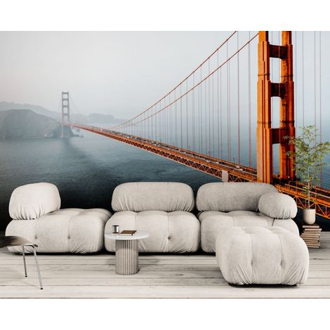 Papier peint Voyage – Pont Golden Gate et brume - 150 x 250 cm (1/2)