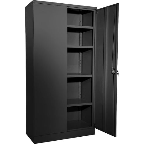 eurokraft basic, Armoire métallique Nilas, avec 4 tablettes, h
