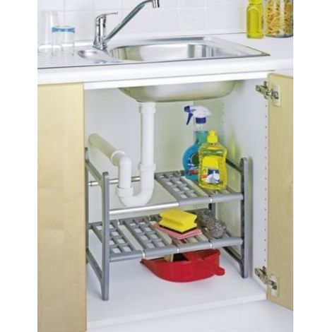 Estante coc armario 28x39x44-82cm fregadero ext flexi wenko