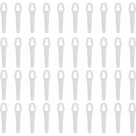 Lot de 100 lames plastiques de rechange pour machine de coupe, accessoires universels pour jardin (1/4)