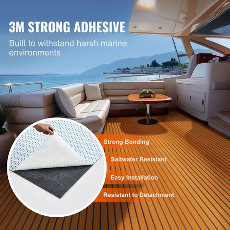 Revêtement de sol pour bateau en mousse EVA 2400 x 900 mm (1/5)