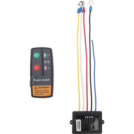 Télécommande Sans Fil Treuil 12V 24V 3-en-1 Émetteur Manette Durable pour Camion 4x4 VTT SUV (1/5)
