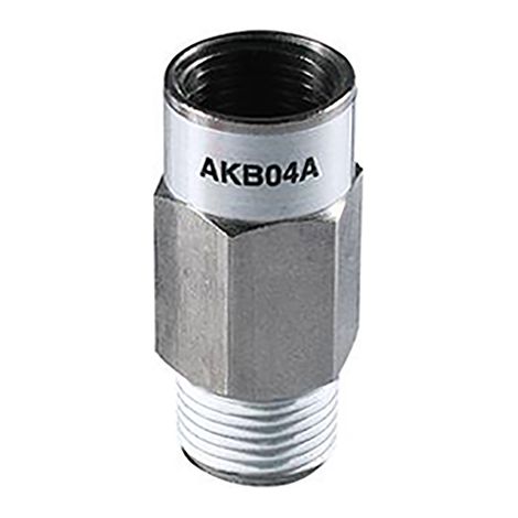 Clapet anti-retour SMC AKB Fileté NPT 1/4 femelle, NPT 1/4 femelle, -100 kPa  1 MPa 1/4 NPT ( Prix pour 1 )