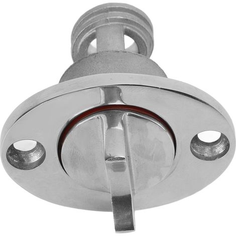 Bouchon de vidange bateau 25mm 1in, rotation torsion, inox résistant corrosion, pour tableau arrière bateau (1/5)