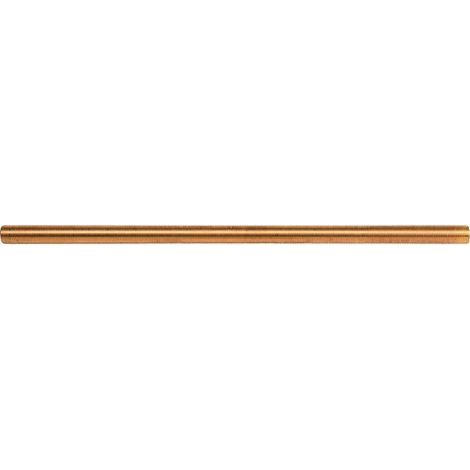TAISHENGDA-Tube laiton fileté 50 cm – Raccord mâle 3/4'' – Système de raccordement fileté – Pour réseaux sanitaires (1/5)