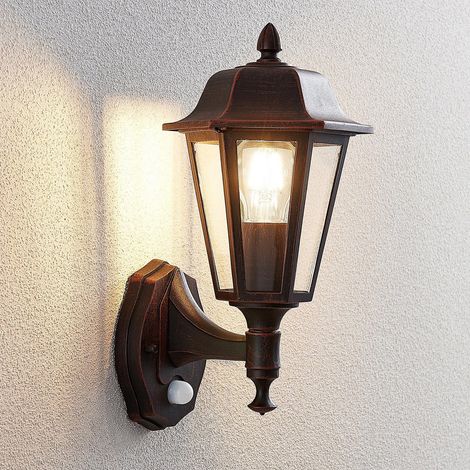 [GEBRAUCHT] B-Ware Lindby Außenwandleuchte Noor Mit Bewegungsmelder Gartenleuchte Terrassenleuchte