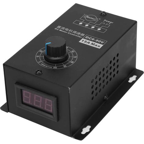 Elektrischer Drehzahlregler für 6V90V 15A Gleichstrom-Bürstenmotor (1/5)