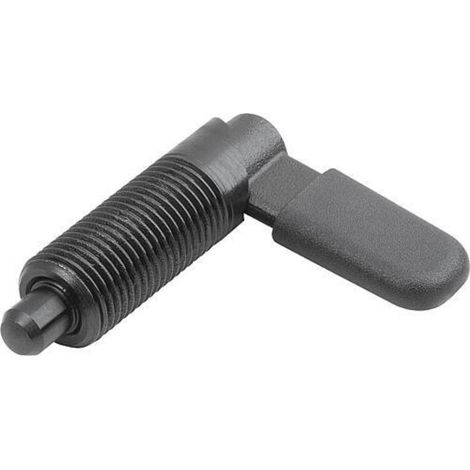 KIPP Sperrriegel M10 D=4 Form C Gewindehülse Stahl brüniert (1/3)