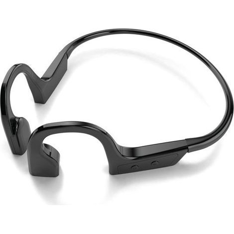 Casque Conduction Osseuse Écouteur Bluetooth Sport sans Fil,Oreilles Libres Confort,IP67 Étanche,8h d'Autonomie Parfait pour Sport Running Course Jogging Vélo-le noir (1/5)