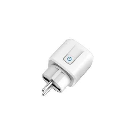 1 Pack Prise Connectée WiFi, 2,4 GHz Prise Intelligente, 16A Type F, Suivi de consommation, Commande Vocale, Télécommande, Smart Plugs