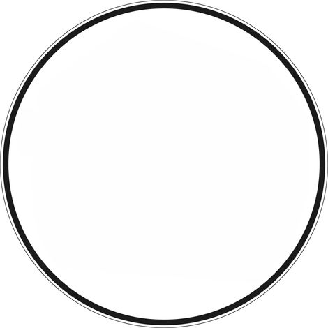 Panneau Fin d'Interdiction Texte Personnalisable B39 – 650 mm –  Signalisation Ronde Sécurité Routière – Modèle Bretagne – Aluminium Rétro-réfléchissant NF (1/3)