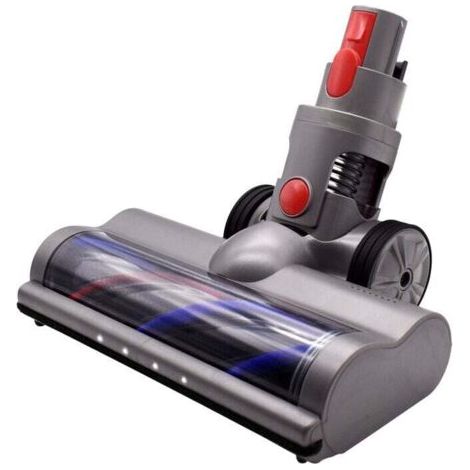 Brosse Rotative Motorisée Électrique Turbo compatible pour V7 V8 V10 V11 Dégagement Rapide avec Rouleau Poils Durs pour Parquet avec Lumière LED Automatique