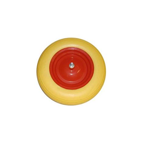 RUOTA PER CARRIOLA PU PIENA PERNO MM.12X170 perno mm.12x170, interasse mm.110 ALTE