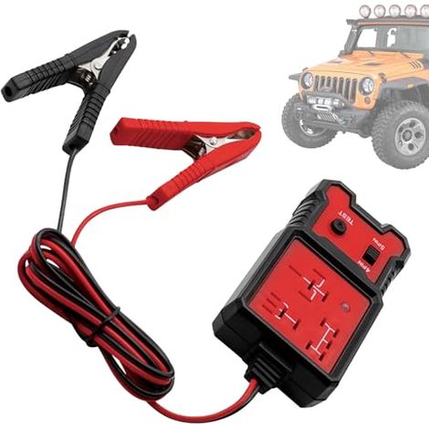 Testeur De Relais 12Volts, Voiture, Te-steur Rel-ais, Outil Test Rel-ais Automatique Portable Avec Batterie, Diagnostic Rela - (1/5)