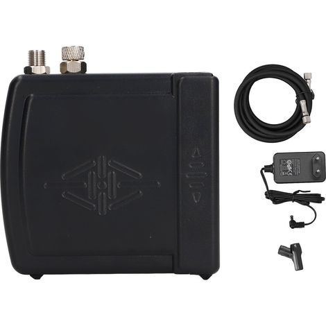 Shanrya Mini-Luftkompressor-Set, leichte Luftpumpe AC100-240V G1/8" mit Airbrush (1/5)