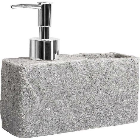 Distributeur de savon pour évier de cuisine et salle de bain, distributeur de savon liquide imitation pierre pour les mains et la vaisselle B (1/5)