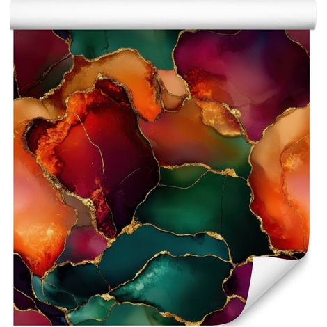Carta da parati color inchiostro di mare e bordeaux per soggiorno e camera da letto, 50x1000 cm (1/5)