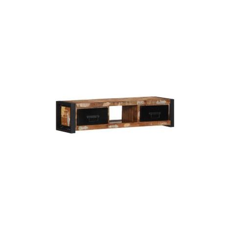 Meuble TV 100x30x25 Bois de récupération solide (1/5)