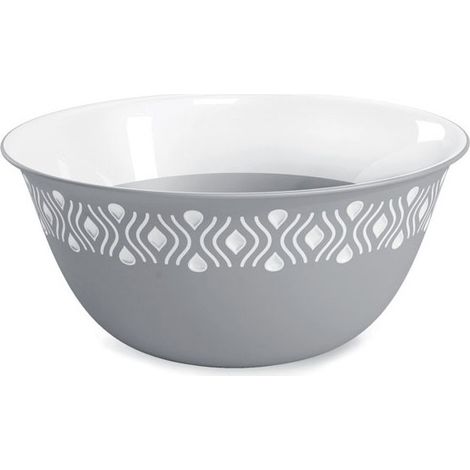 Ensaladera de plástico Tosca gris, 29 cm, Stefanpl