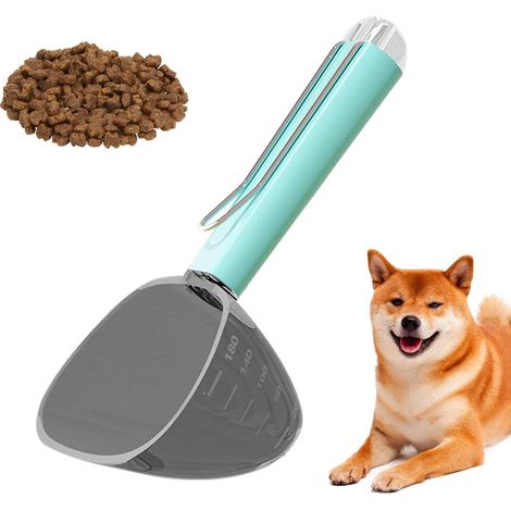 Cuillère À Nourriture Pour Chat, Cuillère À Mesurer Pour Tasse De Nourriture Pour Chien, Avec Poignée Ergonomique Pour Un Contrôle Précis Des (1/5)