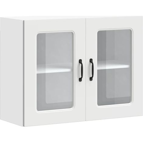 Maison Exclusive - Armario pared cocina puerta de cristal Kalmar