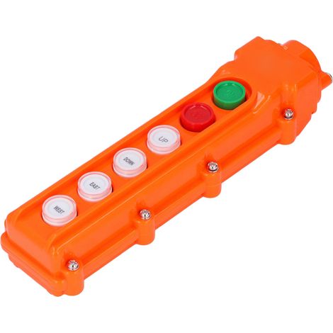 Console de commande à distance pour grue, palan, interrupteur à bouton-poussoir 6 canaux COB-62A 220 V/500 V (1/5)