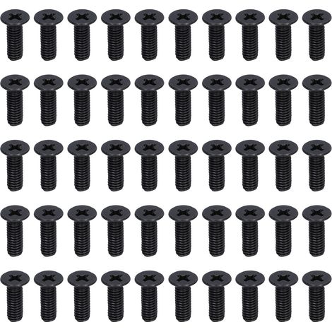 50 vis à tête fraisée cruciforme plate M4 A2-70 pour réparation et maintenance M4x12