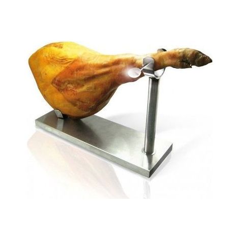 Support à jambon - AC-DÉCO - Inox - 49,5 x 16,5 x H 35 cm - Antidérapant - Rangement compact