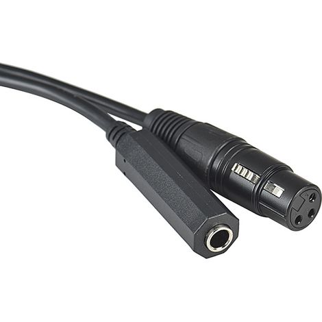 3-poliges XLR-Buchse auf 6,35-mm-Buchse auf 6,5-mm-Buchse auf 3-poliges XLR-Buchse-Audiokabel für Mischpulte und Verstärker. (1/5)
