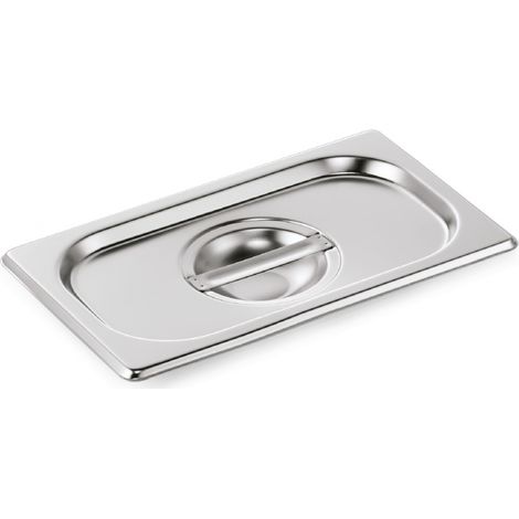 Couvercle inox GN 1/4 avec encoche cuillère GN CORE - Was Germany (1/2)