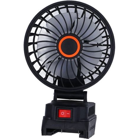 4-Zoll-Multifunktions-Campingventilator mit Lithium-Batteriebetrieb, tragbar, für Dartek 20V
