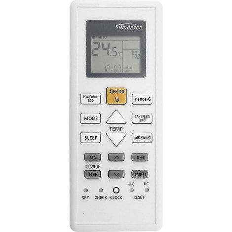 Télécommande de remplacement A75C18090 pour climatiseur Panasonic A75C18090 (1/4)