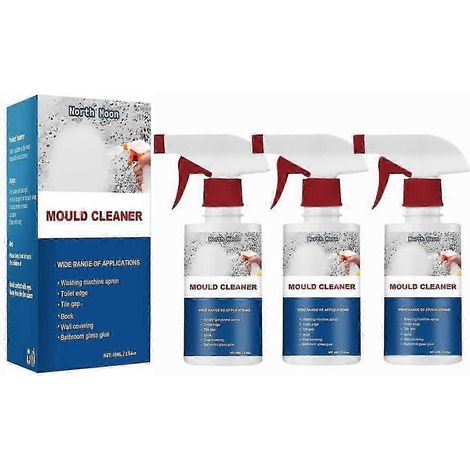 AURA Lot de 3 nettoyants multifonctionnels pour meubles, sols et murs, 60 ml, nettoyant anti-moisissures pour la maison, salle de bain et cuisine, spray nettoyant pour carrelage (1/5)