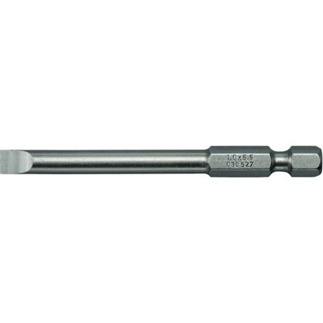 Embout de vissage pour vis à fente dim. 1,0 x 5,5 mm longueur de la lame 73 mm (KL2007355)