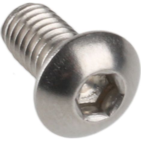 Vis à six pans creux, M4 x 8mm, tête Vis bombée à tête creuse hexagonale, en Acier Inoxydable ( Prix pour Boîte de 100 ) (1/4)