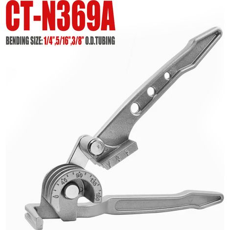 Cintreuse à tuyau 3-en-1, Courbeuse manuelle pour tubes 6mm 8mm 10mm, Outil plomberie professionnel (1/4)
