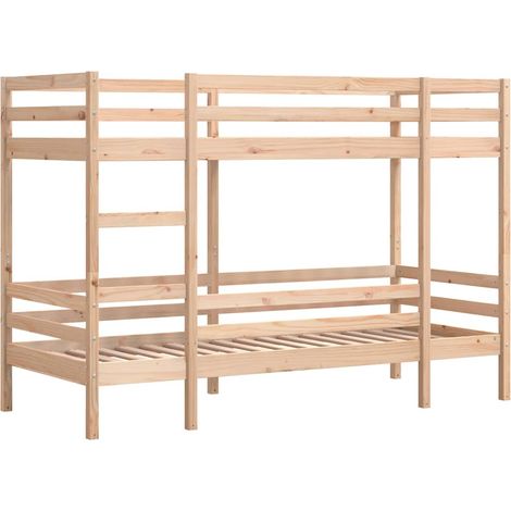 Bunk Bed without Mattress 80x200 cm Solid Wood Pine vidaXL
