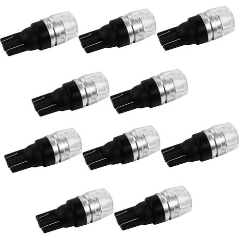 10pièces Ampoules Led Pour Plaque Immatriculation Feux De Position Et Intérieur De Véhicule
