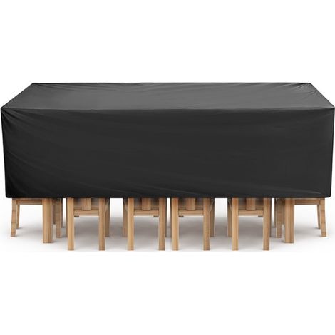 Housse de protection pour table de patio, véranda, extérieur, anti-poussière, avec sacs de rangement, 66 x 36 x 27 pouces (1/3)