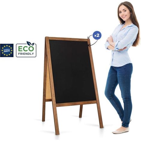 Cartello a cavalletto in legno Classic L (61x118 cm) (1/5)