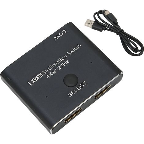 Commutateur HDMI Bidirectionnel 8K 60Hz 2 Entrées 1 Sortie / 1 Entrée 2 Sorties pour PS5 et Xbox (1/5)