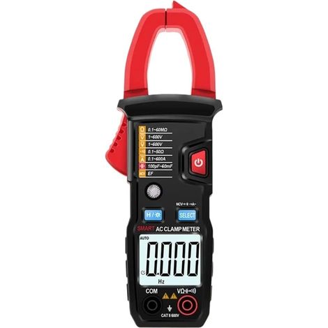 Multimètre numérique FS668C Pince ampèremétrique testeur diodes résistances condensateurs 1999 points sans contact (1/5)