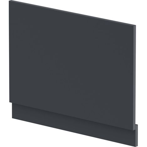 750mm Bath MDF End Panel & Plinth - Dark Grey